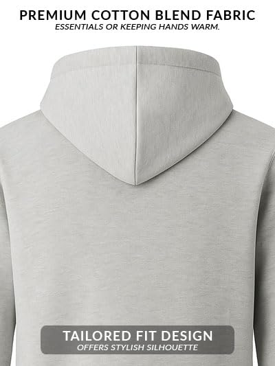 ADRO Zipper Cotton Regular Fit Hoodies | Sweatshirt with Zipper | Jackets for Men | Mens Zipper Hoodie | Hoodie | ZH24-PLN