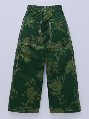 Naughty Ninos BoyS Regular Casual Pants (Nnb0046Pnt_Dark Green