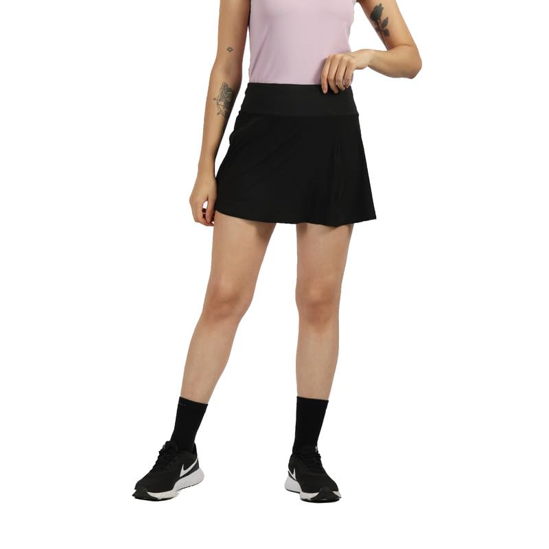 BlissClub Do It All Skorts | Inbuilt Shorts with Pocket with Silicon Lining | Adequate Coverage | Sweat Wicking