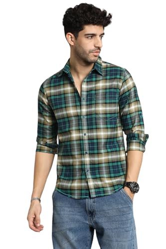 High Star MenS Regular Fit Shirt (Hsmshs2406_Jun_Multicolour