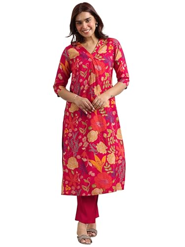 Libas WomenS Viscose Rayon Kurta Set (400262I