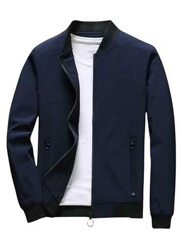 Lymio men jackets || bomber jacket for men || Lightweight Outwear Sportswear Polyester Standard Length Bomber Jacket (J-01-03) (