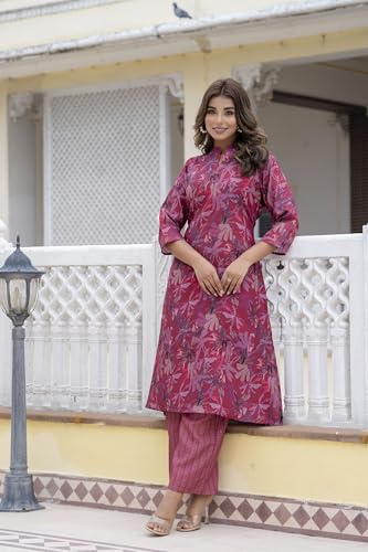 Yashika Women's Kurta Set - Dark Red, XXL - Stylish Prints & Patterns, Model AZ-YS-P3-KS2125-XXL