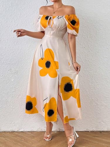 Greciilooks Rayon Classic Maxi Women Party Dress (Gl-Wd1281_Yellow