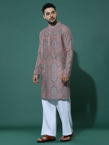 Greciilooks Kurta For Men | Kurta Set For Men | Kurta Pyjama Set For Men | Kurta Set For Men Kurta For Men With Sequin Embroider