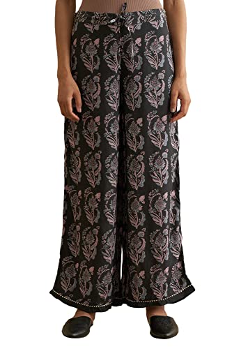 W for Woman Folksong Strechable Parallel Pants for Women | Trousers for Women