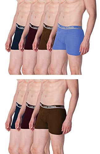 Lux Venus Pure Cotton Pocket Drawer For Men (Pack Of 7) Multicolour