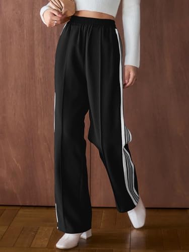 Greciilooks WomenS Relaxed Fit High Rise High-Waist Korean Style Trousers | Elegant Pants | Stylish Formal & Casual Wear (Avail