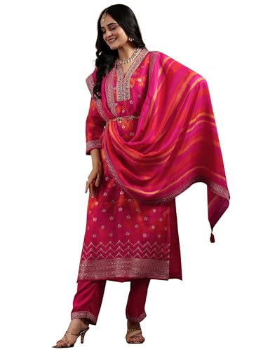 Libas WomenS Silk Blend Kurta Set (278890R