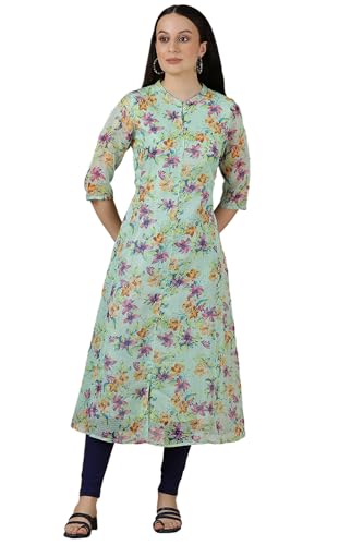 Aurelia Womens Polyester Regular Fit Kurta