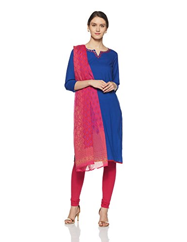 Aurelia Cotton Dupatta (17Auk75090-62466_Pink_One Size)