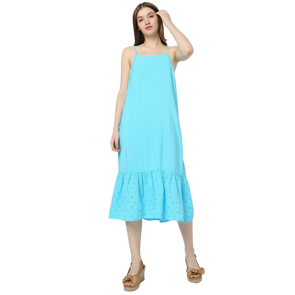 Vero Moda Regular Dress (277741401_Icelandic Blue_Xl_)
