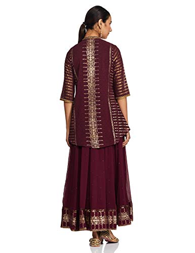 W for Woman Rayon Women's Asymmetrical Hemline Regular Kurta