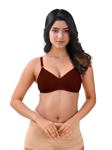 Lux Venus Full Coverage Paded Bra Maroon