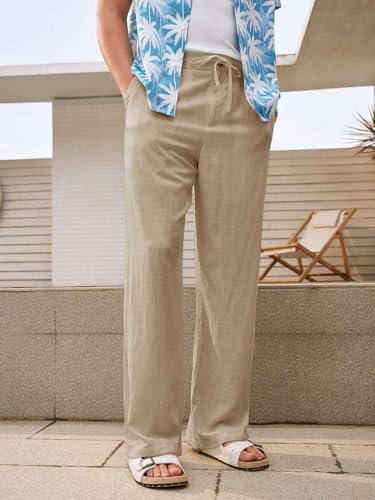 Greciilooks Trouser Pant For Men | Loose Fit Man Track Pants | Formal Causal Regular & Relaxed Cargo | Summer| Stretchable Beige