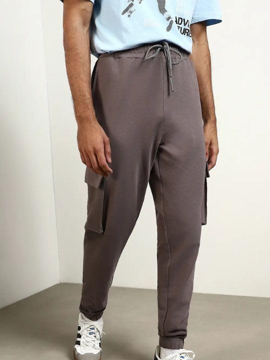 Nobero MenS Regular Sweatpants (1M-Bwjg-R0150-Et_Effiel Tower
