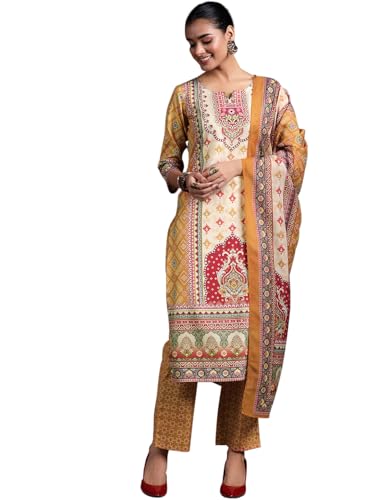 Libas WomenS Poly Crepe Kurta Set (36945