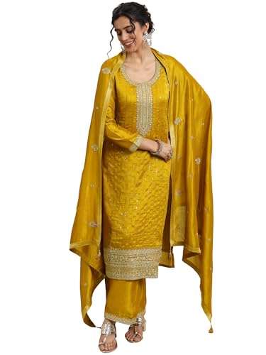 Libas WomenS Silk Blend Kurta Set (49511H