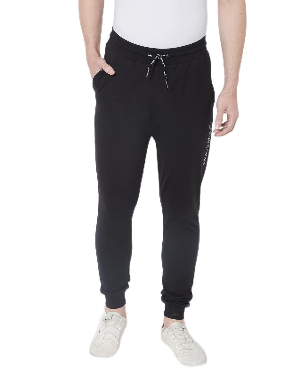 Pepe Jeans MenS Slim Track Pants (Pm211565_Black_L)