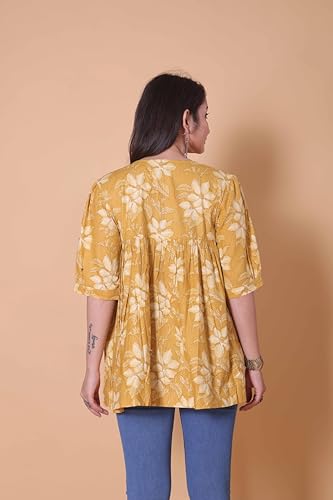 Shiv Textiles Women's Cotton Printed Kurti