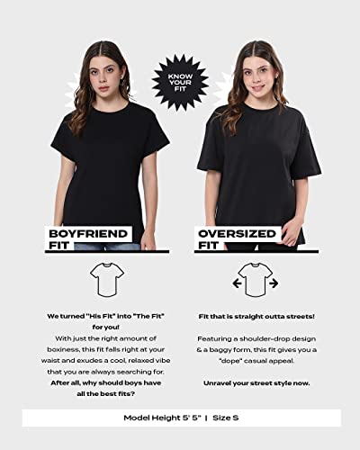 Bewakoof Air 1.0 Official Peanuts Merchandise Womens All Over Printed Oversized Fit Half Sleeve Round Neck Cotton T-Shirt_61503