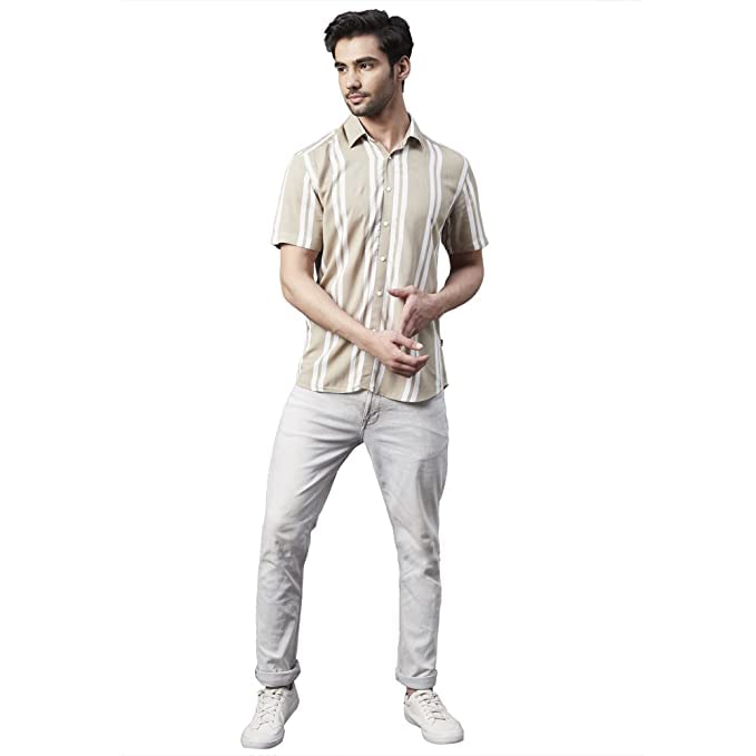 Rigo Rayon Printed Half Sleeves Hawaiian Shirt for Men | Summer Casual Regular Fit | Beach, Goa, Party, Outing Wear | Boys and M