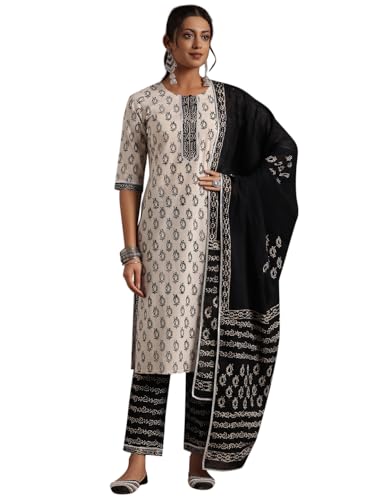 Libas WomenS Pure Cotton Kurta Set (366270R