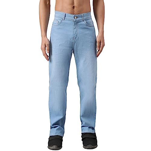 Kotty MenS Cotton Lycra Blend Relaxed Fit Mid Rise Jeans