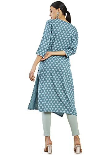 Soch Women's Rayon Regular Fit Printed Kurta