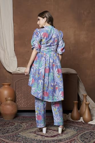 Leriya Fashion co ord Set for Women | Summer co ord Set for Women | Formal co ord Set for Women | Women co ord Set (Medium, Grey