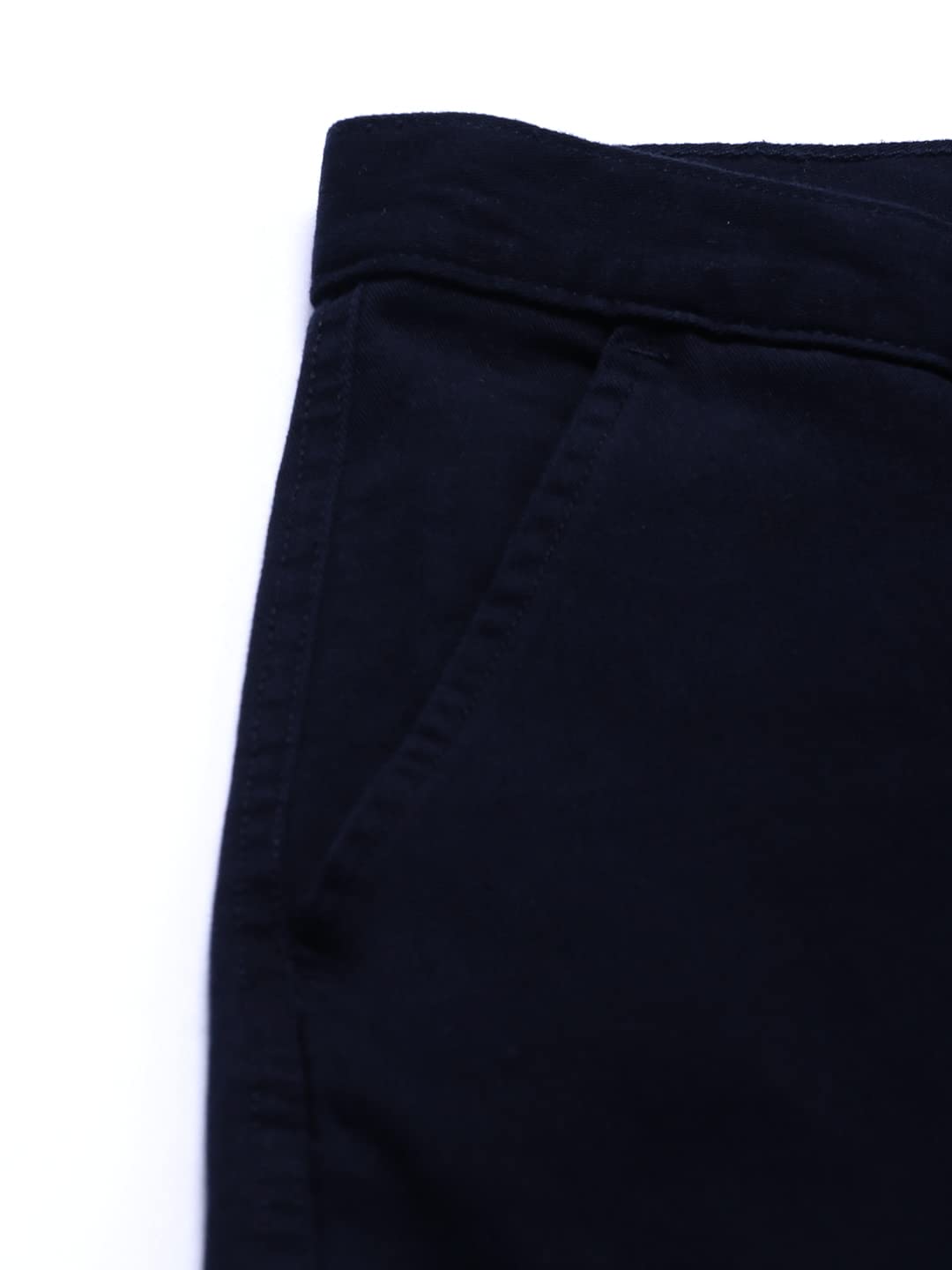 Dennis Lingo Slim Fit Navy Solid Cargo Jogger for Men
