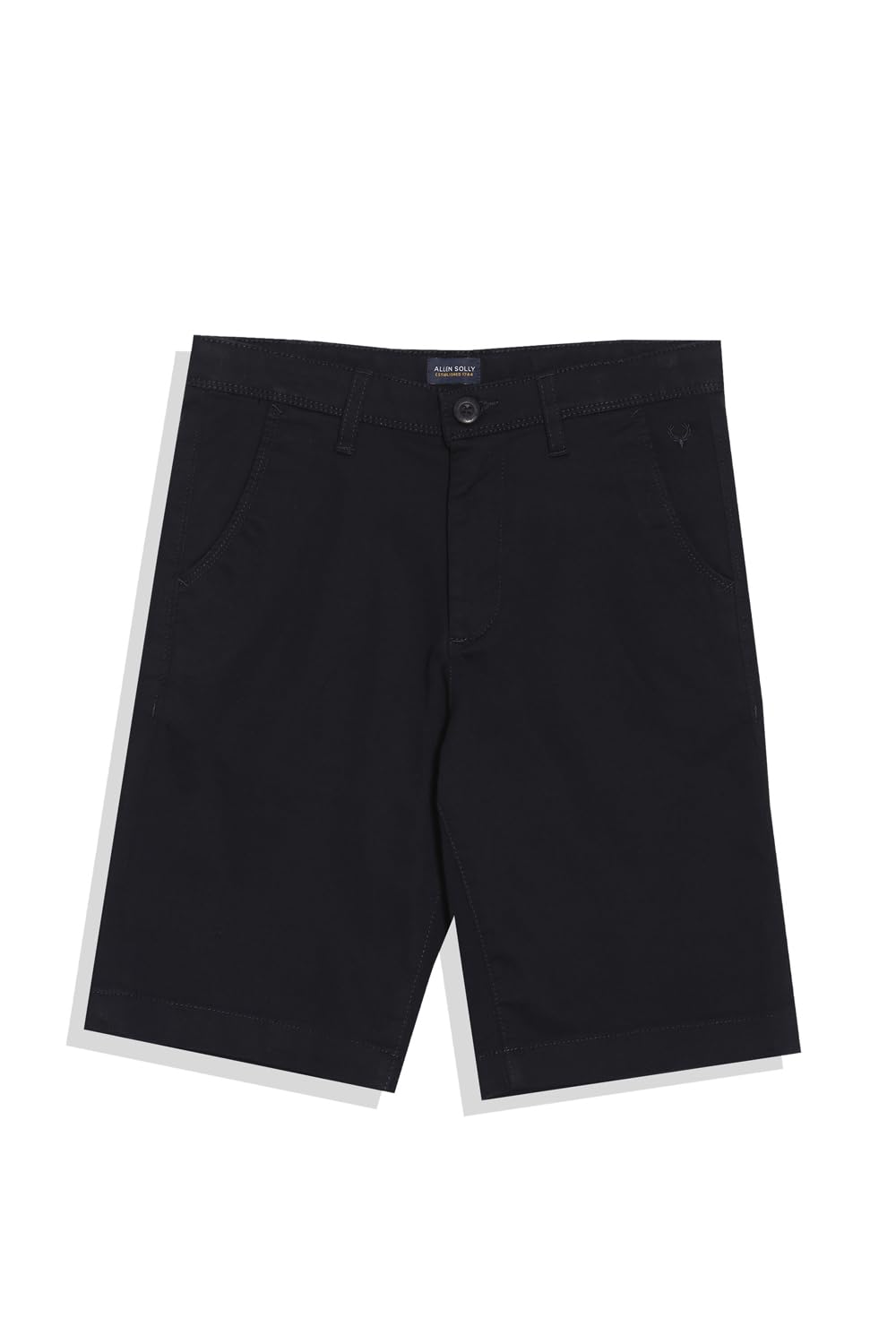 Allen Solly Boys Regular Fit Solid Casual Cotton Shorts