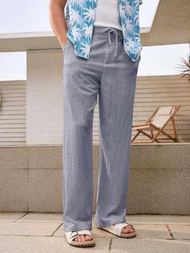 Greciilooks Trouser Pant For Men | Loose Fit Man Track Pants | Formal Causal Regular & Relaxed Cargo | Summer| Stretchable Grey