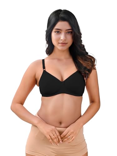 Lux Venus Full Coverage Paded Bra Black
