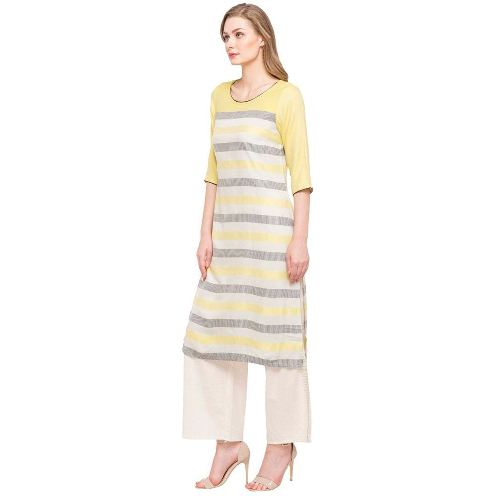 Aurelia Women Rayon 's Straight Fit Kurta