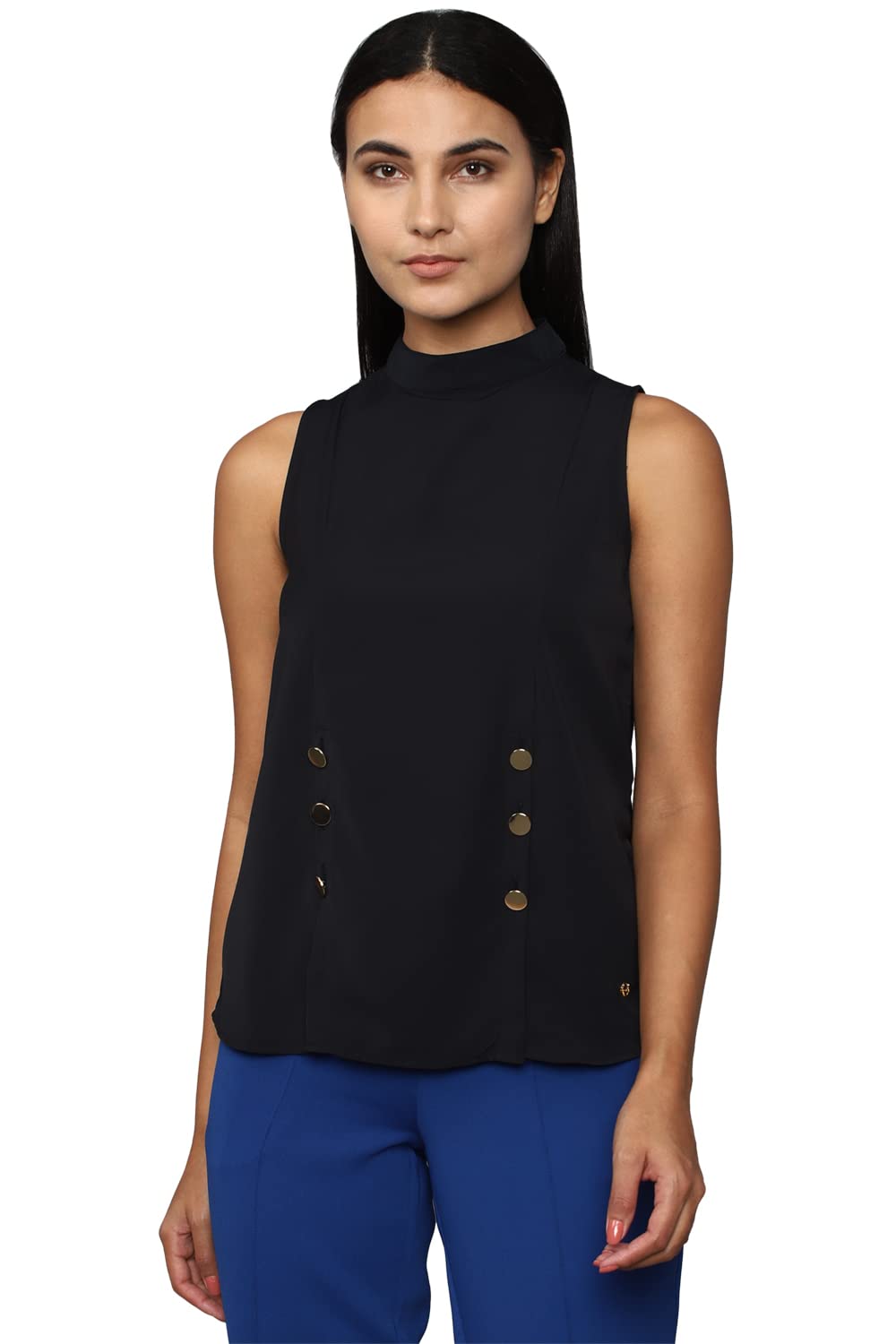 Allen Solly Women Solid Casual Polyester Shirt