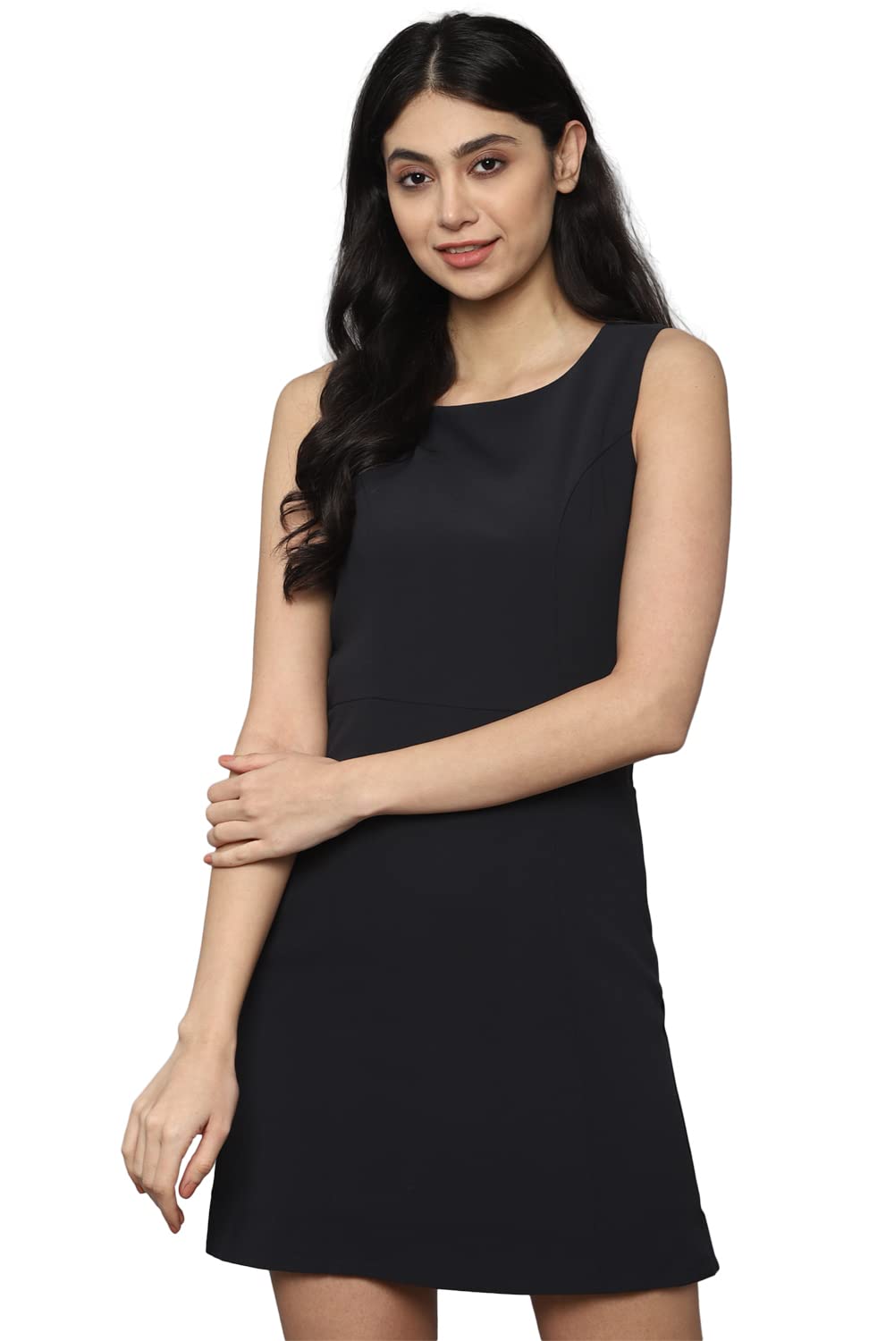 Allen Solly Women Solid Polyester Jumpsuit