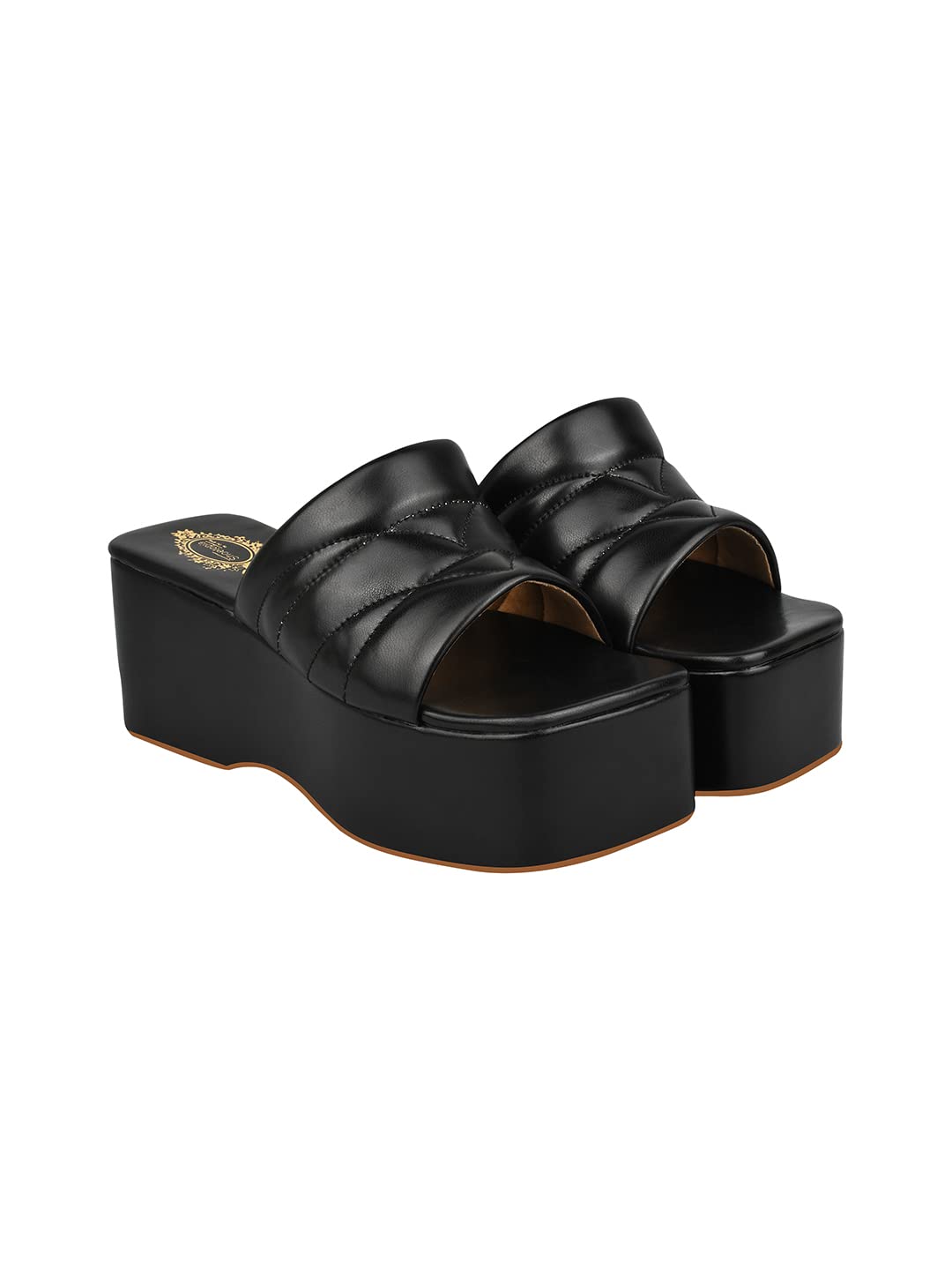 Shoetopia Women & Girls Retro Style Platform Heels