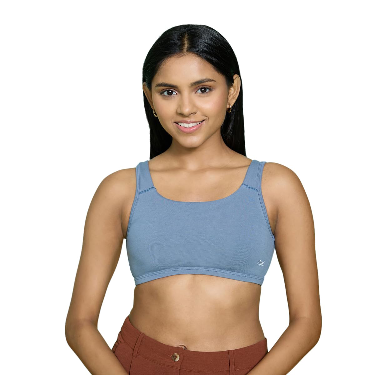 NYKD Everyday Cotton T-shirt Bra for Women Daily Use, Medium Coverage , Lightweight- Teen Bra for Everyday use - Bra, NYB272, Li