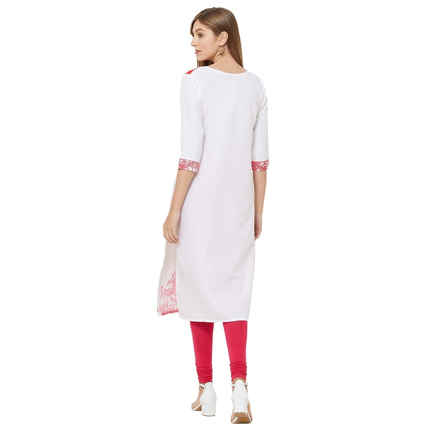 GoSriKi Women's Rayon Kurta