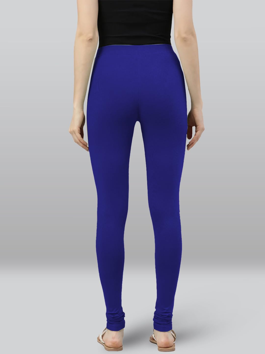 Lyra Premium Viscose Full Length Churidar Leggings For Women Ink Blue