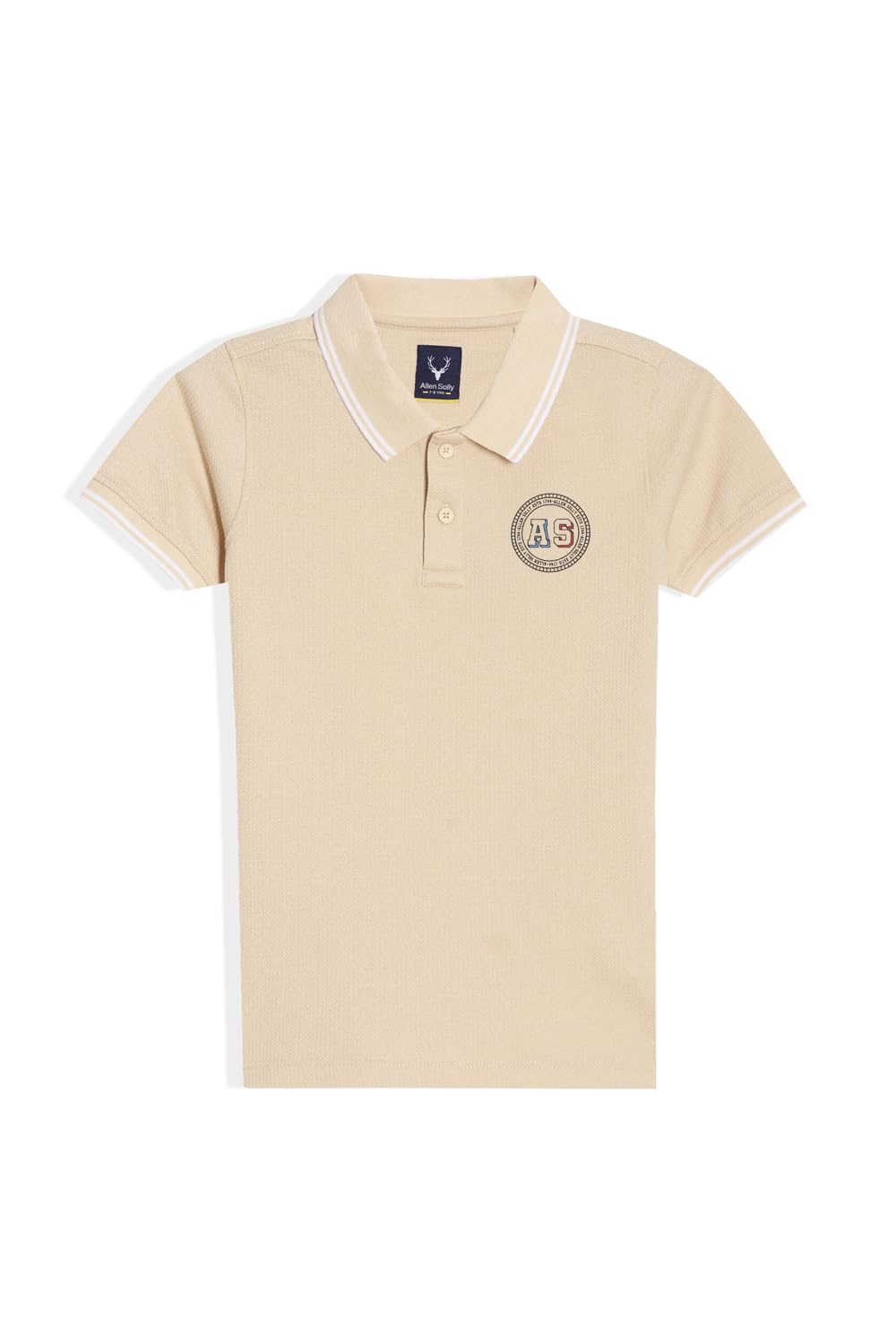 Allen Solly Boys Regular Fit Printed Graphic Casual Half Sleeve Polo Shirt