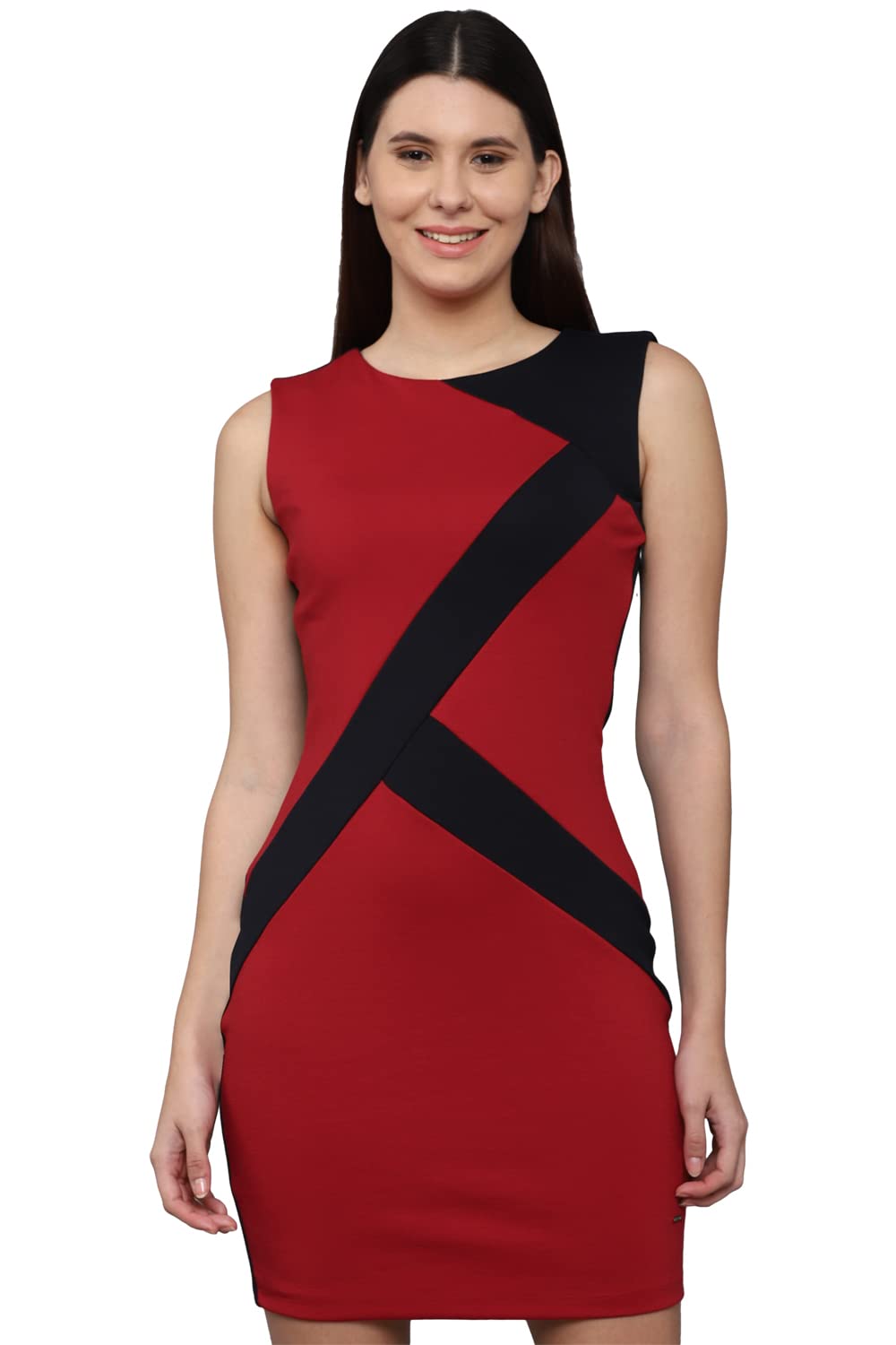 Allen Solly Women Regular Fit Casual Sleeveless Round Neck Jumpsuit