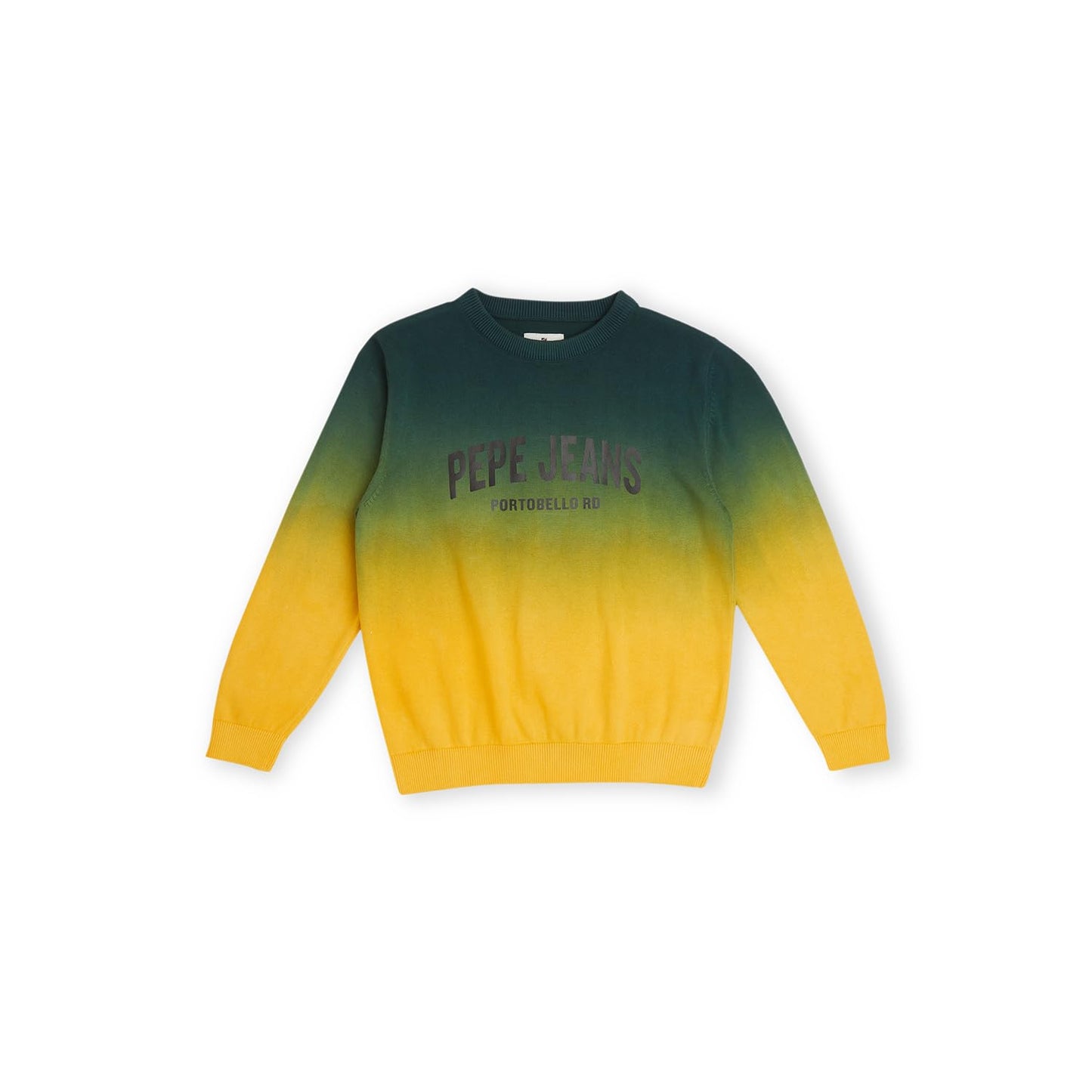 Pepe Jeans BoyS Cotton Crew Neck Sweater (Pb701217_Gold Yellow
