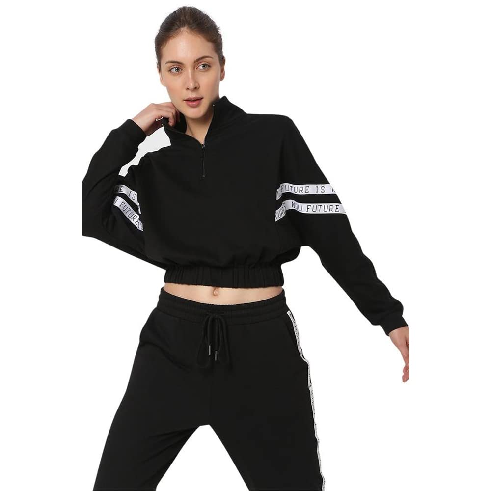 Vero Moda Boxy Sweatshirt (253346901_Jet Black_M)