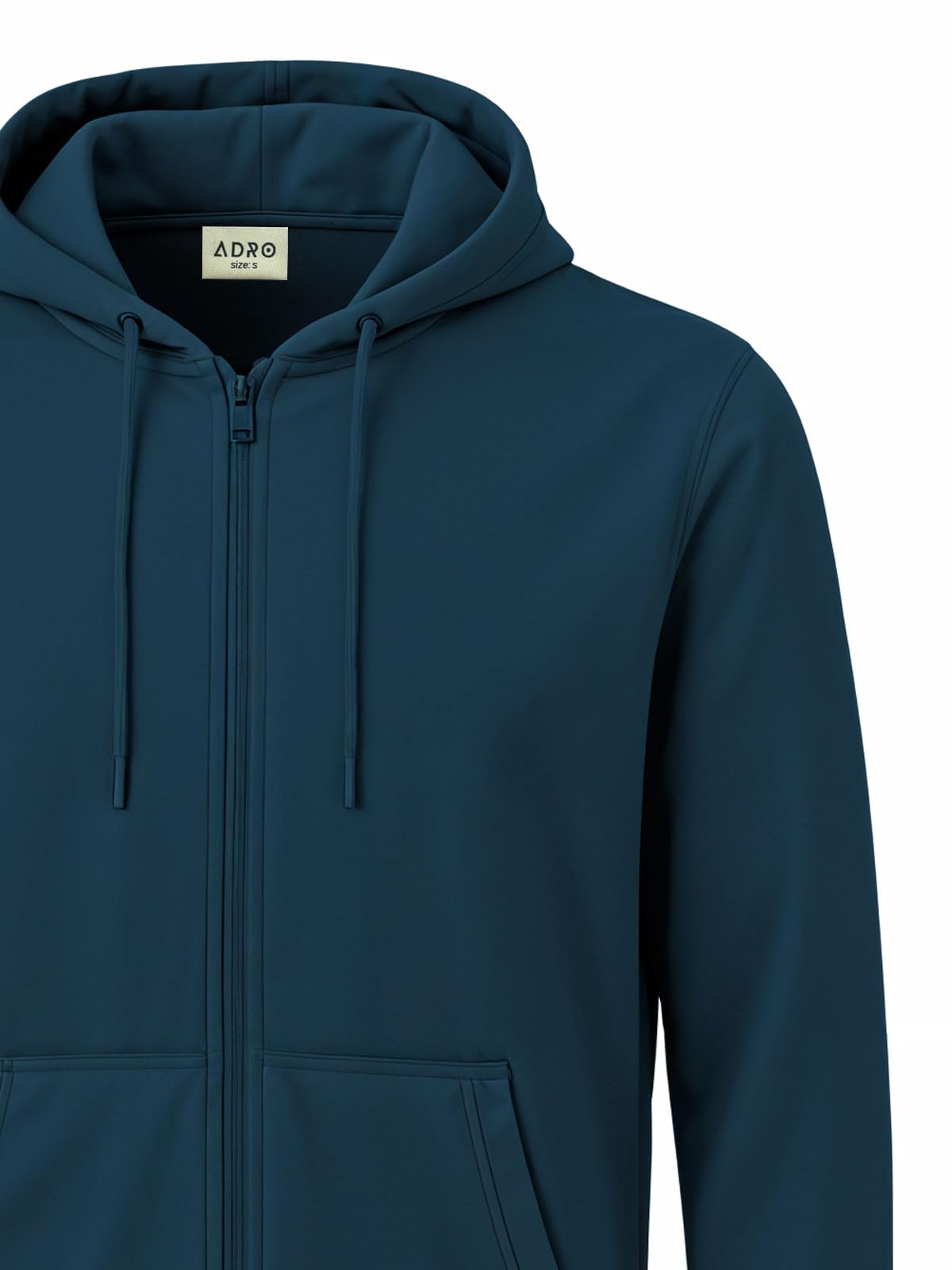 ADRO Zipper Cotton Regular Fit Hoodies | Sweatshirt with Zipper | Jackets for Men | Mens Zipper Hoodie | Hoodie | ZH24-PLN