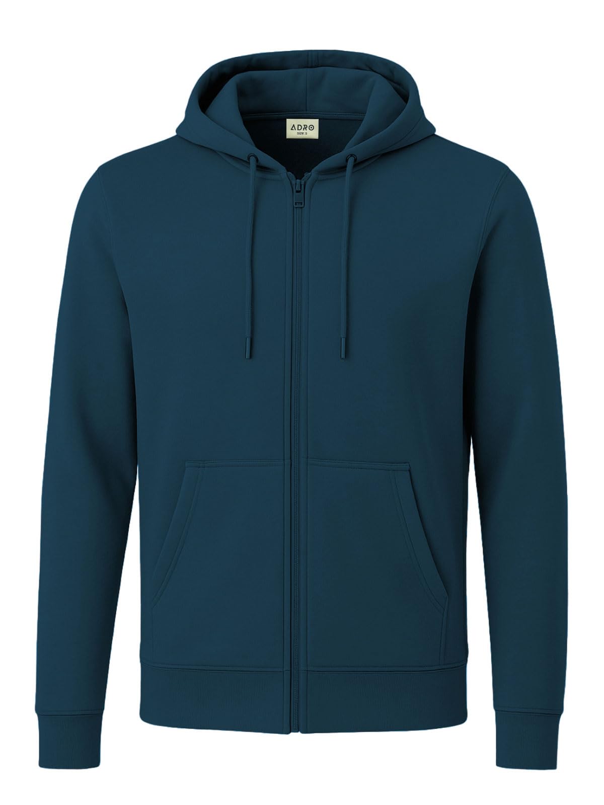 ADRO Zipper Cotton Regular Fit Hoodies | Sweatshirt with Zipper | Jackets for Men | Mens Zipper Hoodie | Hoodie | ZH24-PLN