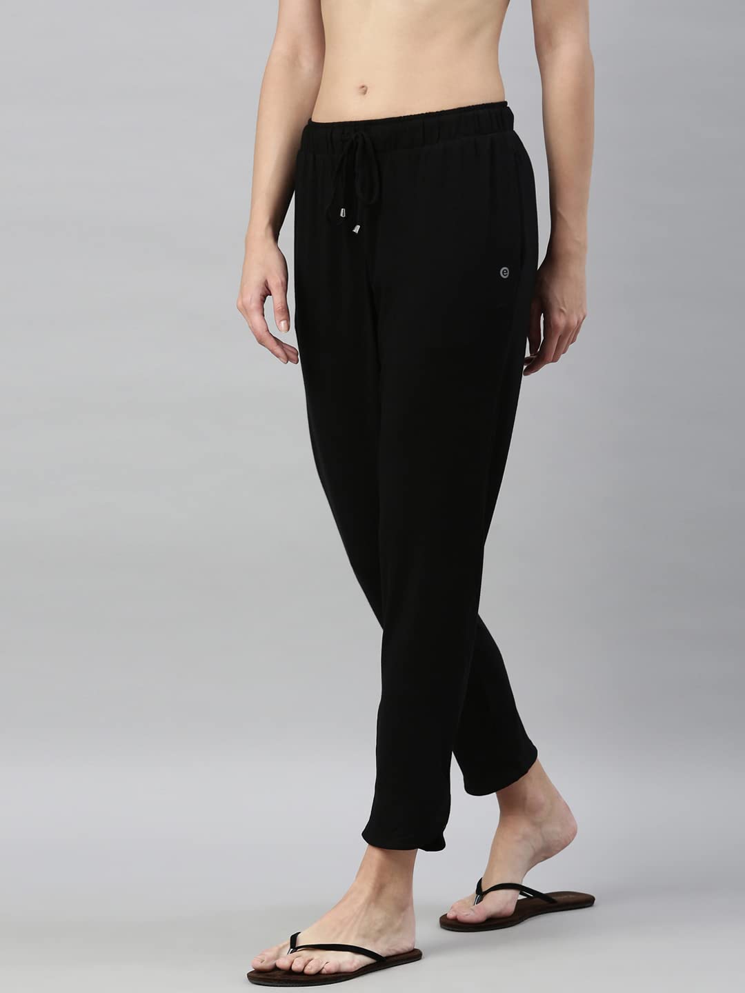 Enamor Essentials E048 Womens Relaxed Fit Printed Lounge Pants