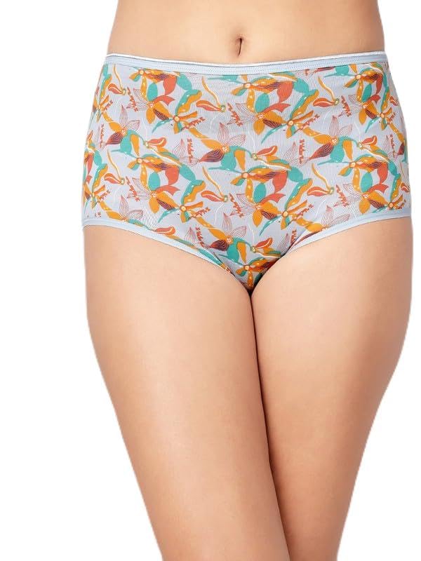 Clovia WomenS Cotton Pack Of 3 High Waist Hipster Panties (Pnc530757_Multi_M) Multicolour