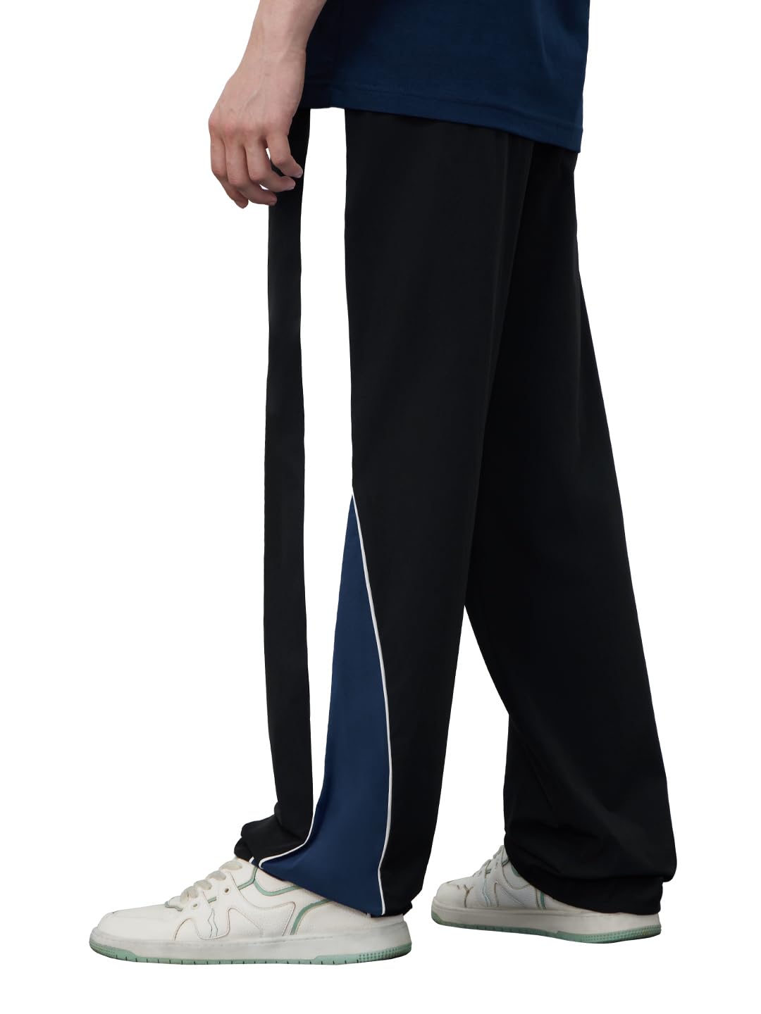The Souled Store Baggy-Fit Joggers: Luna Men and Boys Pull On Solid Cotton Blend Baggy Fit Oversized Joggers